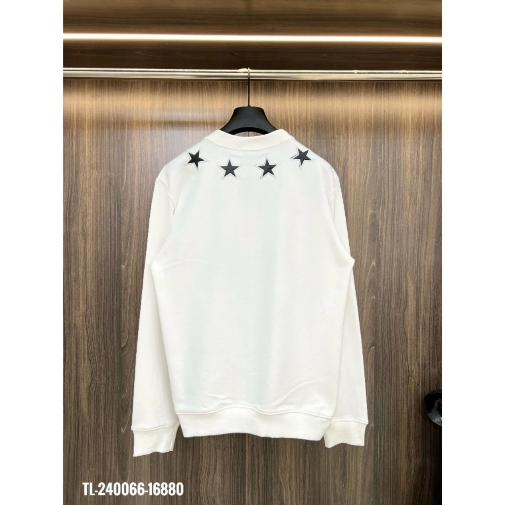 Áo Sweater Nam Nữ , Áo Cổ Tròn Chất Nỉ In Hình Ngôi Sao N07