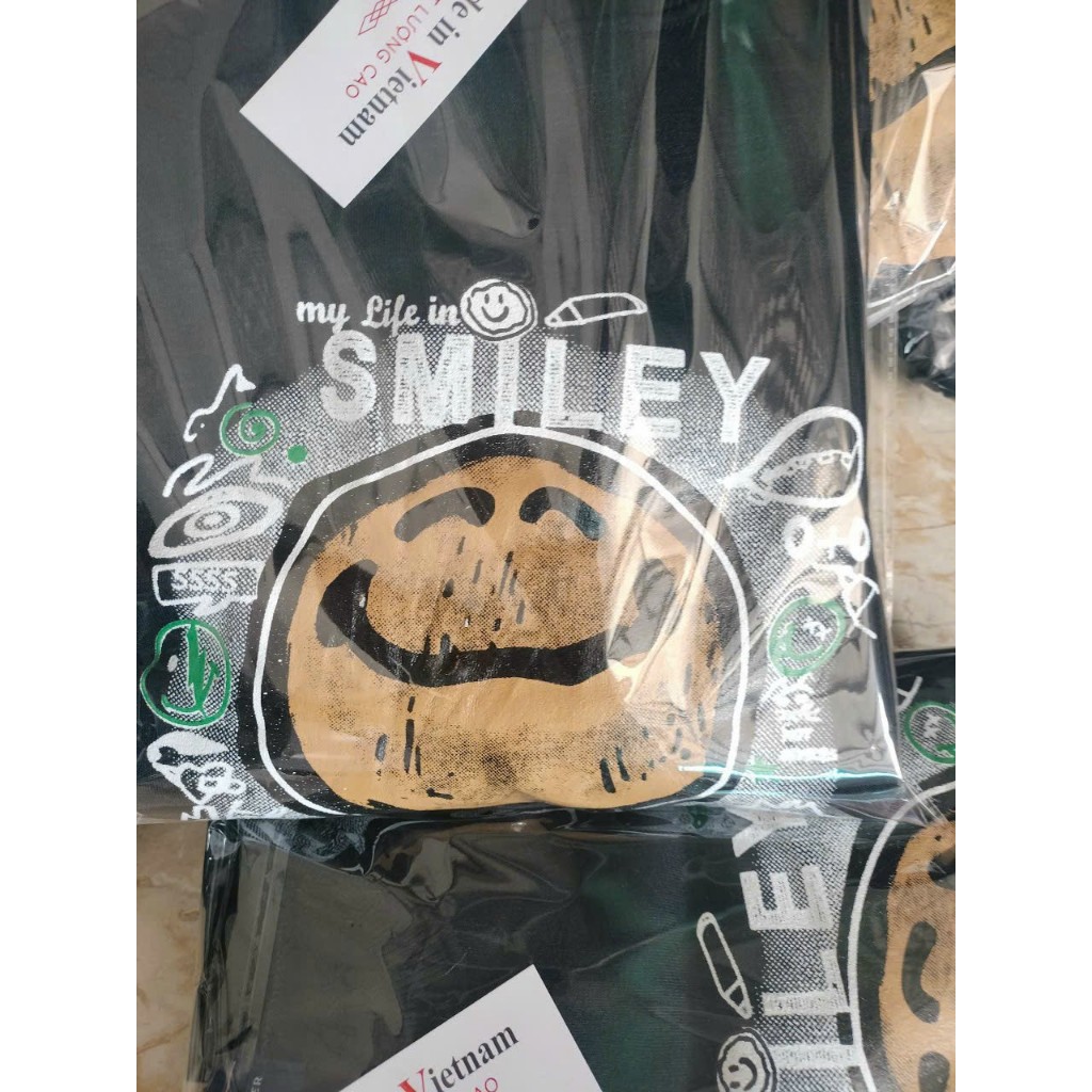 Áo Sweater Nỉ , Áo Cổ Tròn UNISEX Mặc Đôi Nam Nữ Chất Nỉ Dày Dặn SMILEY Mặt Cười Siêu HOT N05