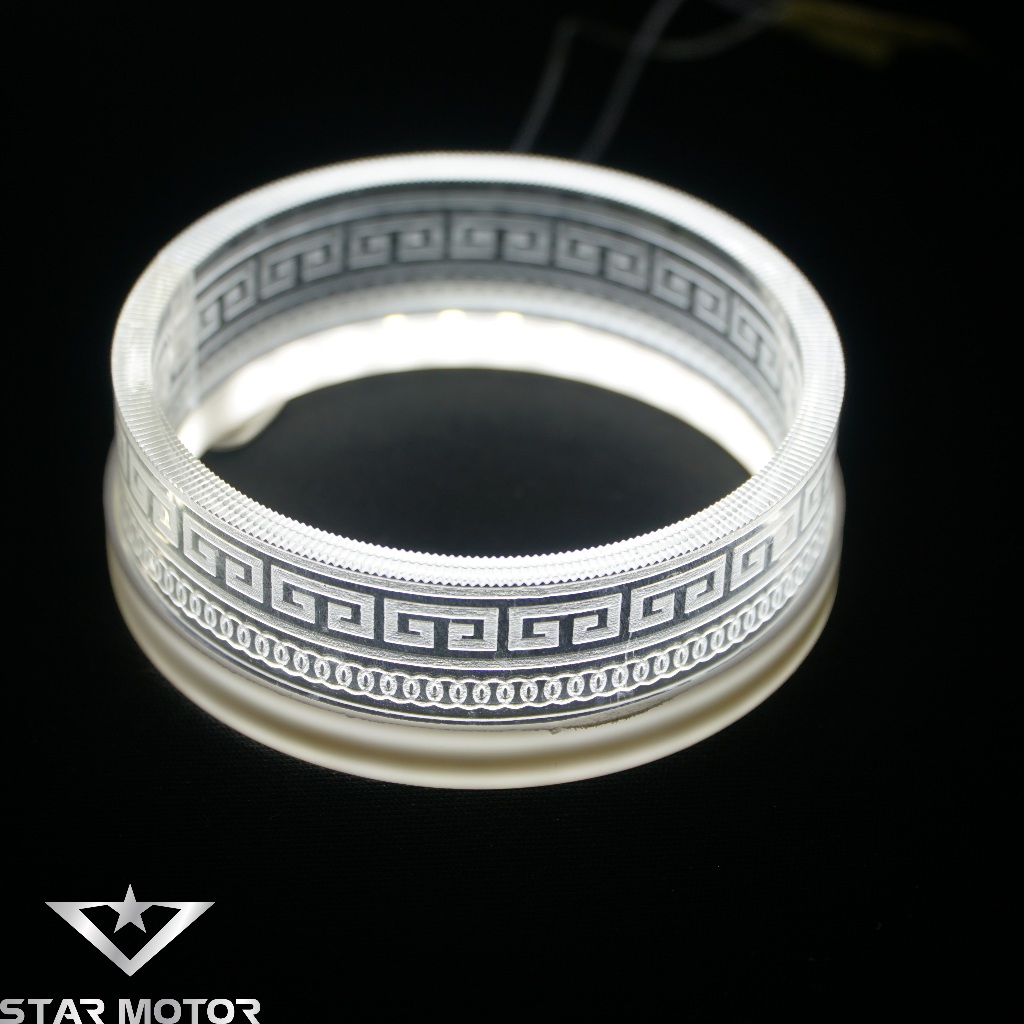 Vòng thiên thần khắc hoạ tiết 3D trang trí dành cho bi cầu 3.0