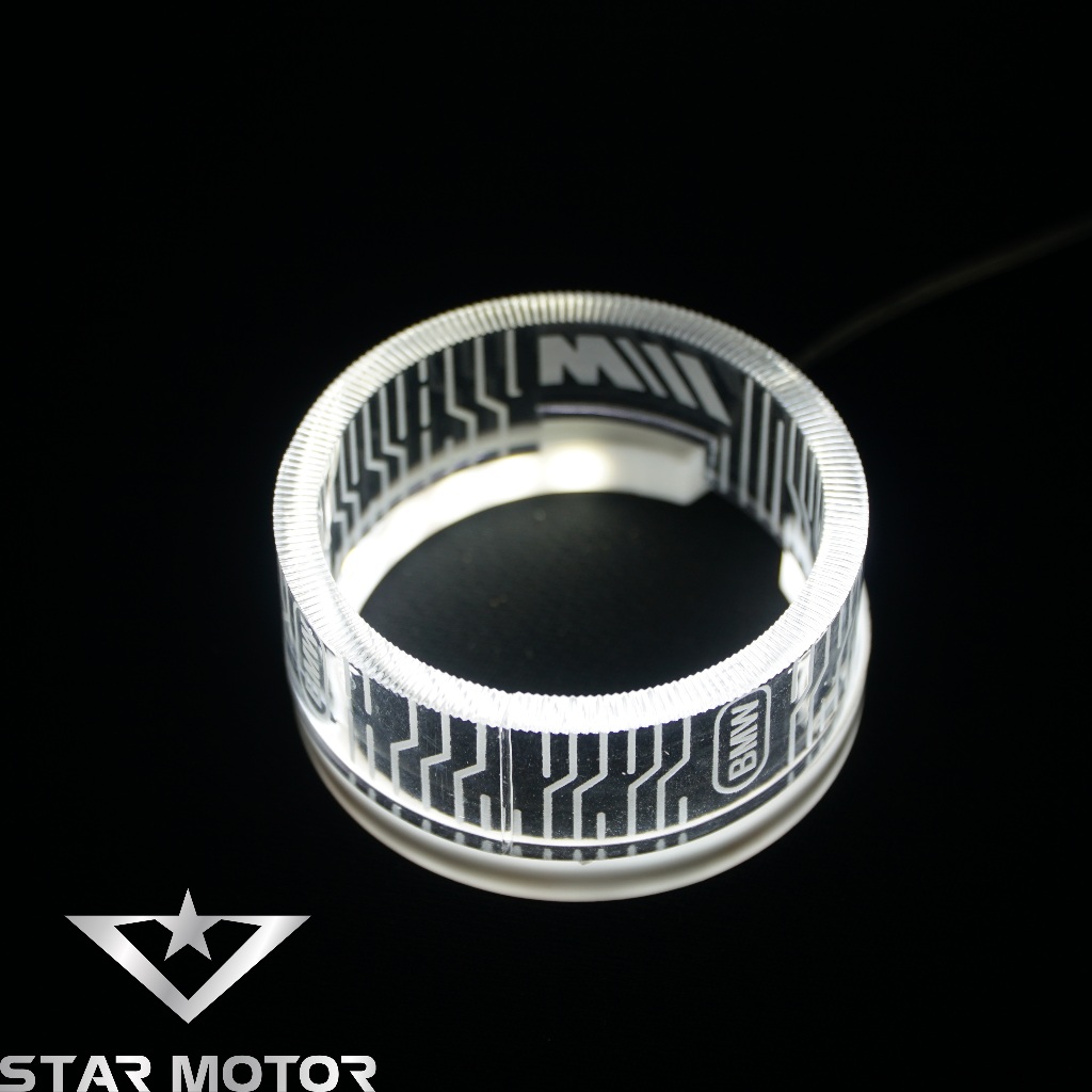 Vòng thiên thần khắc hoạ tiết 3D trang trí dành cho bi cầu 3.0