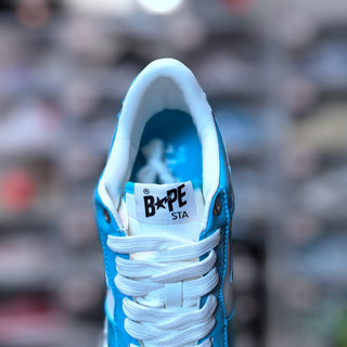 Giày sneaker ape bape star "unc blue/orange/green"