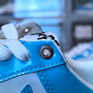 Giày sneaker ape bape star "unc blue/orange/green"