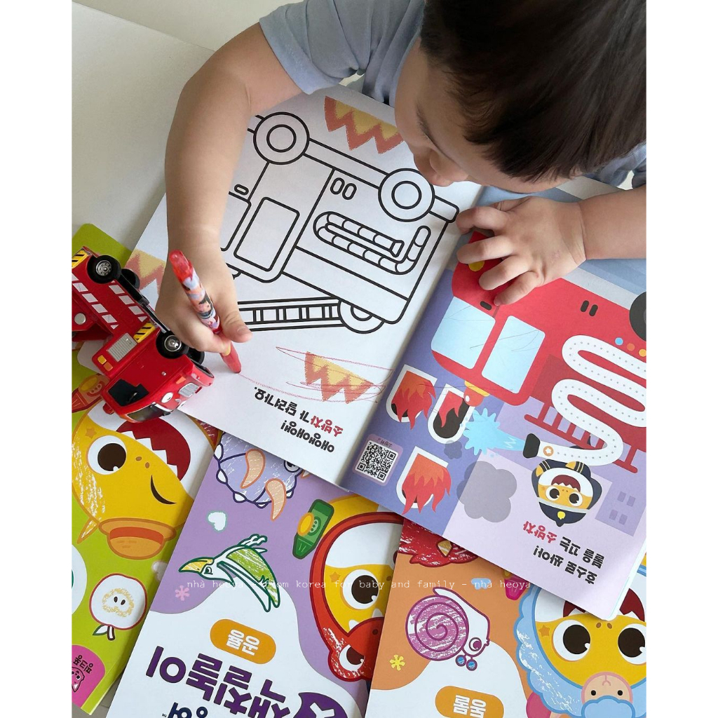 SÁCH TÔ MÀU PINKFONG BABYSHARK CHẤT LIỆU CAO CẤP DÀNH CHO BÉ