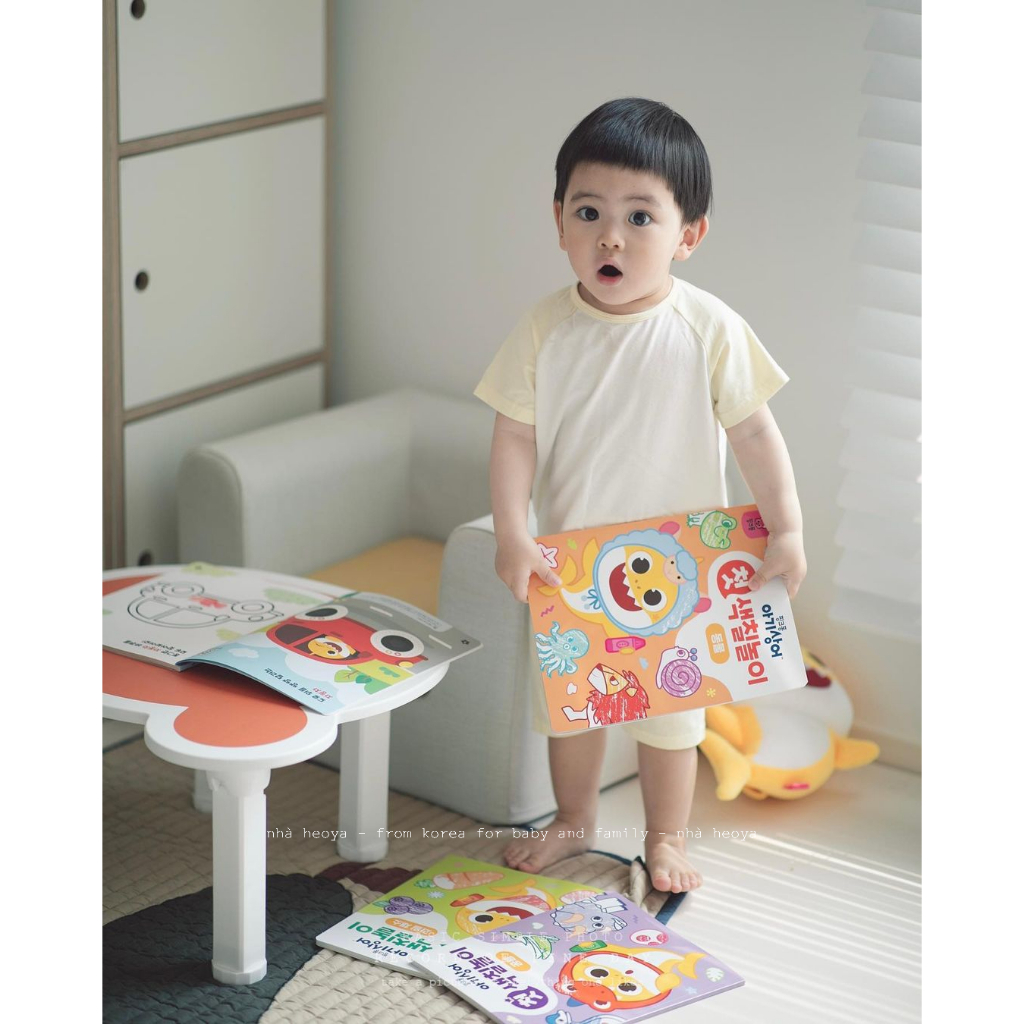 SÁCH TÔ MÀU PINKFONG BABYSHARK CHẤT LIỆU CAO CẤP DÀNH CHO BÉ