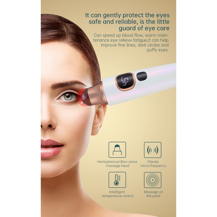 Máy massage mắt , máy massage giảm quầng thâm mắt , giảm bọng mắt , nếp nhăn