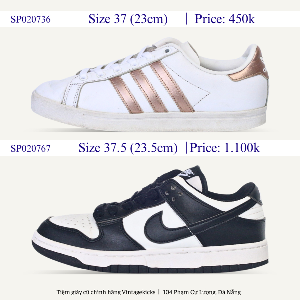 Giày 2hand thể thao Vintagekicks