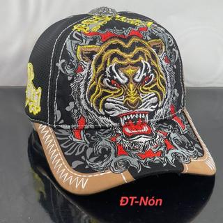 Nón kết nam - Mũ lưỡi trai full thêu Hổ khoá đồng - siêu xịn mịn thời trang