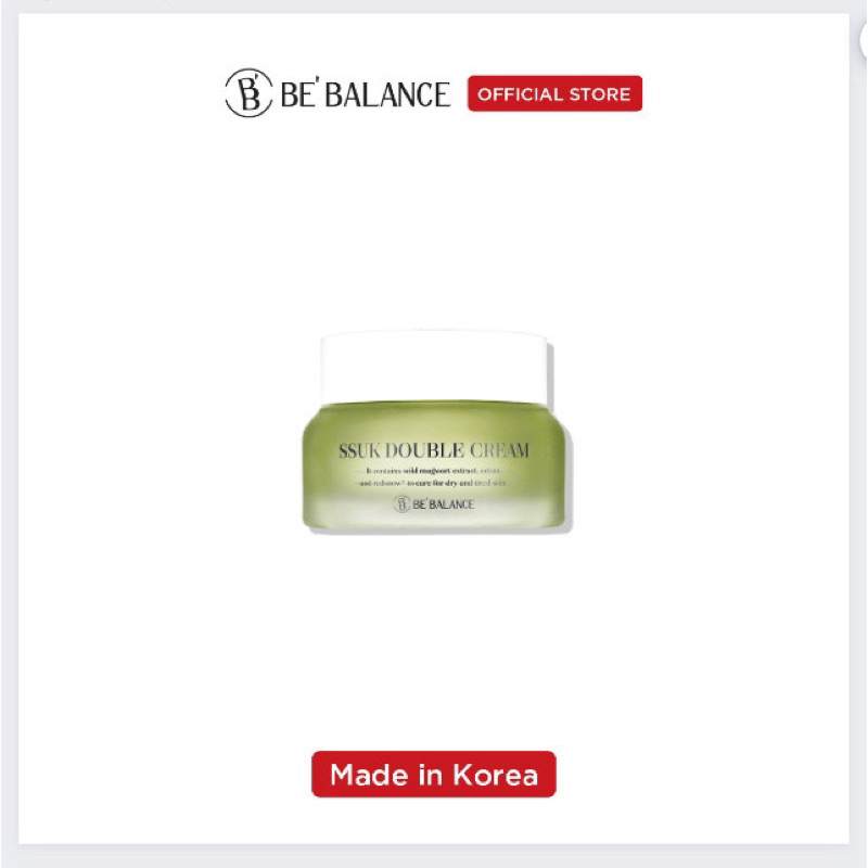 [Date 6/2026] Kem dưỡng Ngải cứu Be'Balance Ssuk Double Cream (50ml) - nn.studio