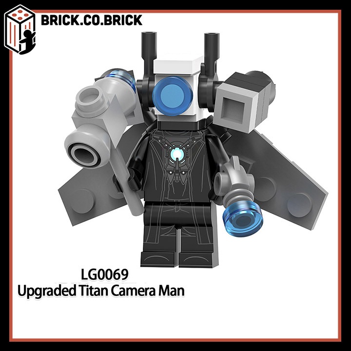 Toilet Man Mô hình Đồ chơi Giám Sát Man Series Super Titan  Lắp ráp Nhân vật  Truyền Hình Người Lắp Ráp LG1010