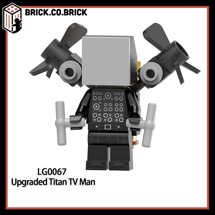 Toilet Man Mô hình Đồ chơi Giám Sát Man Series Super Titan  Lắp ráp Nhân vật  Truyền Hình Người Lắp Ráp LG1010