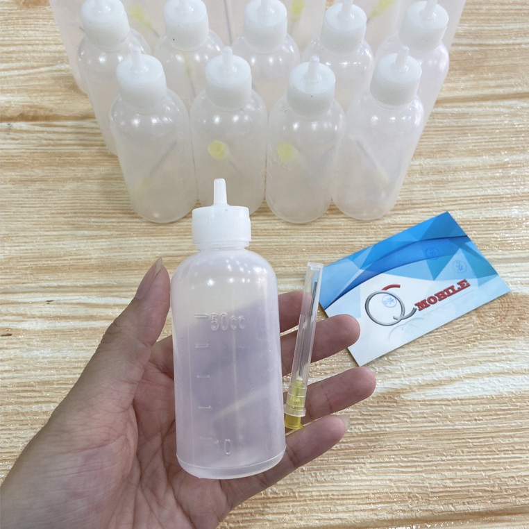 Bình nhựa kim tiêm 50ml, bình chiết dung dịch