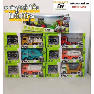 Xe công trình điều khiển từ xa điều khiển 4 chiều cho bé