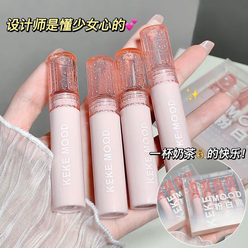 Set 4 cây son lì nội địa Trung