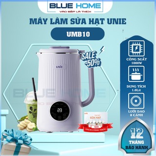 Máy làm sữa hạt unie umb10, 1.0lit - 1000w, tạm dừng khi nấu, lưỡi dao 8 cánh, hàng chính hãng