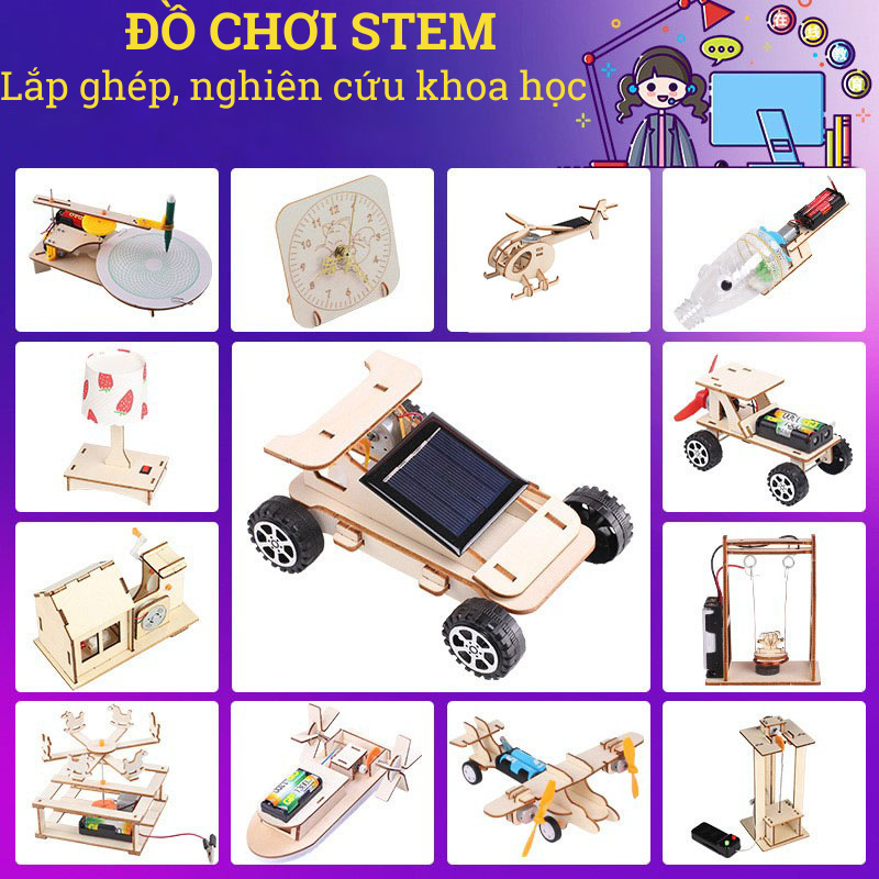 Đồ Chơi Stem Lắp Ráp Nghiên Cứu Khoa Học