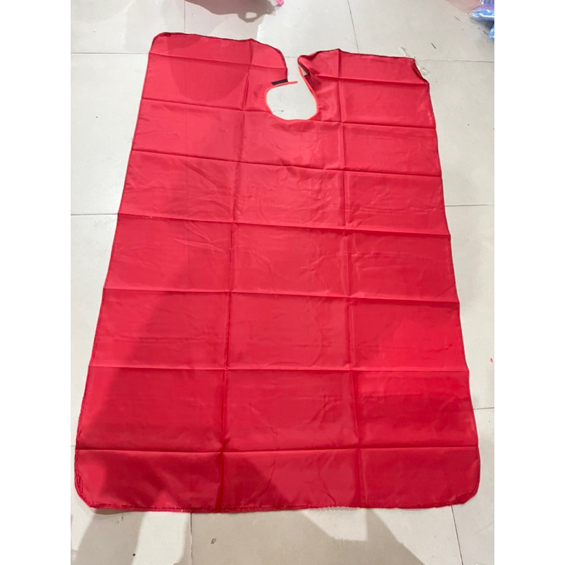 Áo choàng cắt tóc Chất liệu vải bình thường 🍟 màu đen trơn mềm, bền đẹp  chuyên dụng cho salon