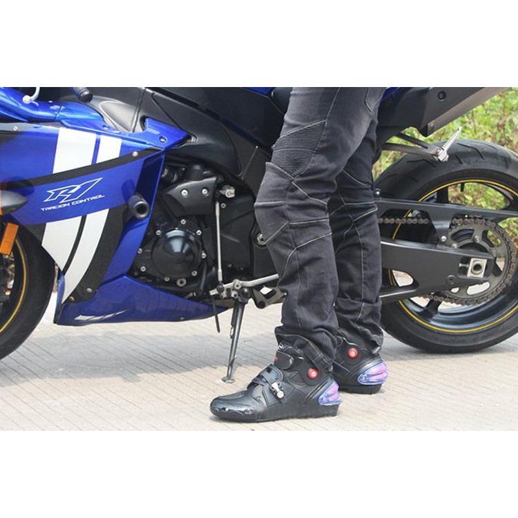 Giày đi motor Speed Biker dây rút A09003