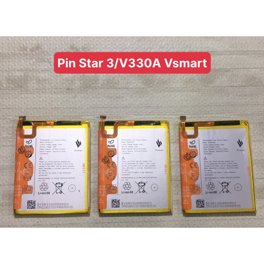 Pin Vsmart Star 3/V330