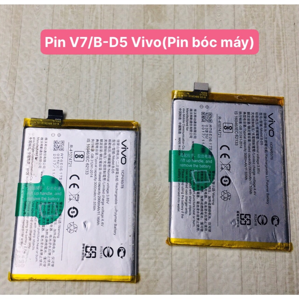 Pin B-D5/V7 Vivo (Zin Bóc máy)