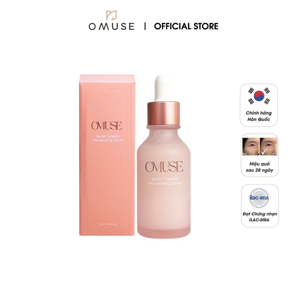 [Quà tặng] Serum chống lão hóa chuyên sâu và cấp ẩm OMUSE Secret Timeless Rejuvenating Serum 30ml