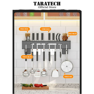 Kệ Cài Dao Đũa Thìa Dán Tường Bằng Thép TR TARAA