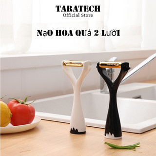 Dao Hai Lưỡi Gọt Vỏ Củ Quả Đa Năng Bằng Thép Không Gỉ Tiện Lợi TR TARAA
