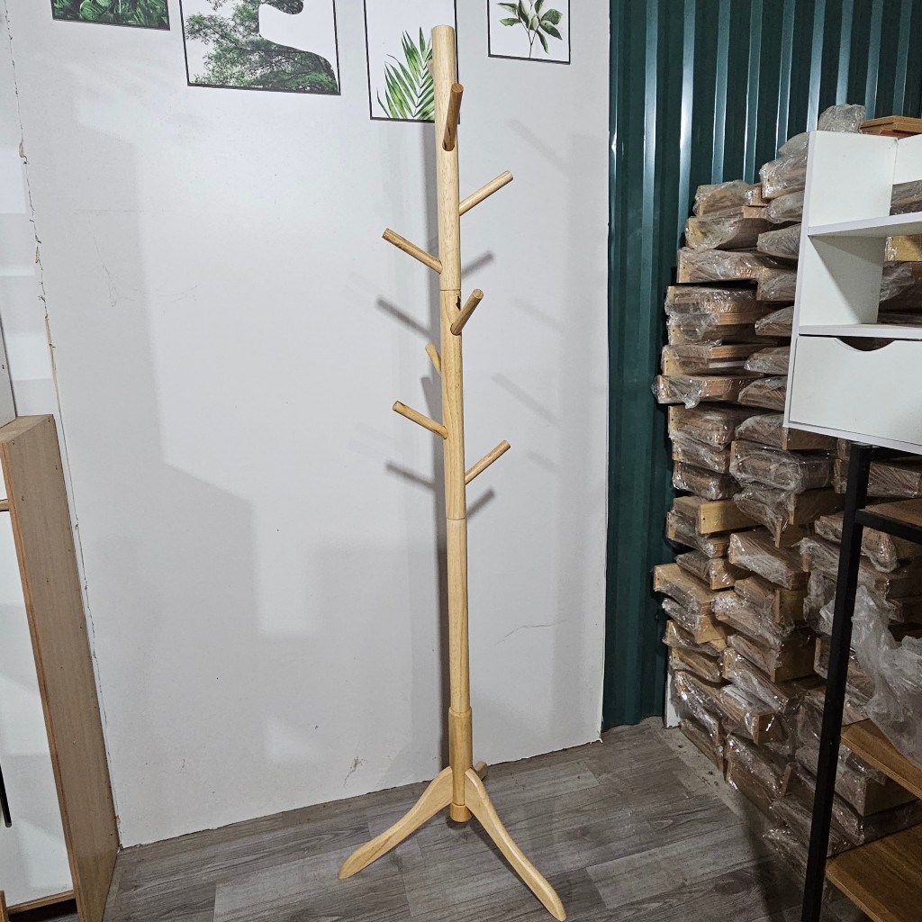 🍀💥FREESHIP🍀💥 Cây Treo Đồ Xào Treo Quần záo Gỗ Cao Su Hàng Loại 1