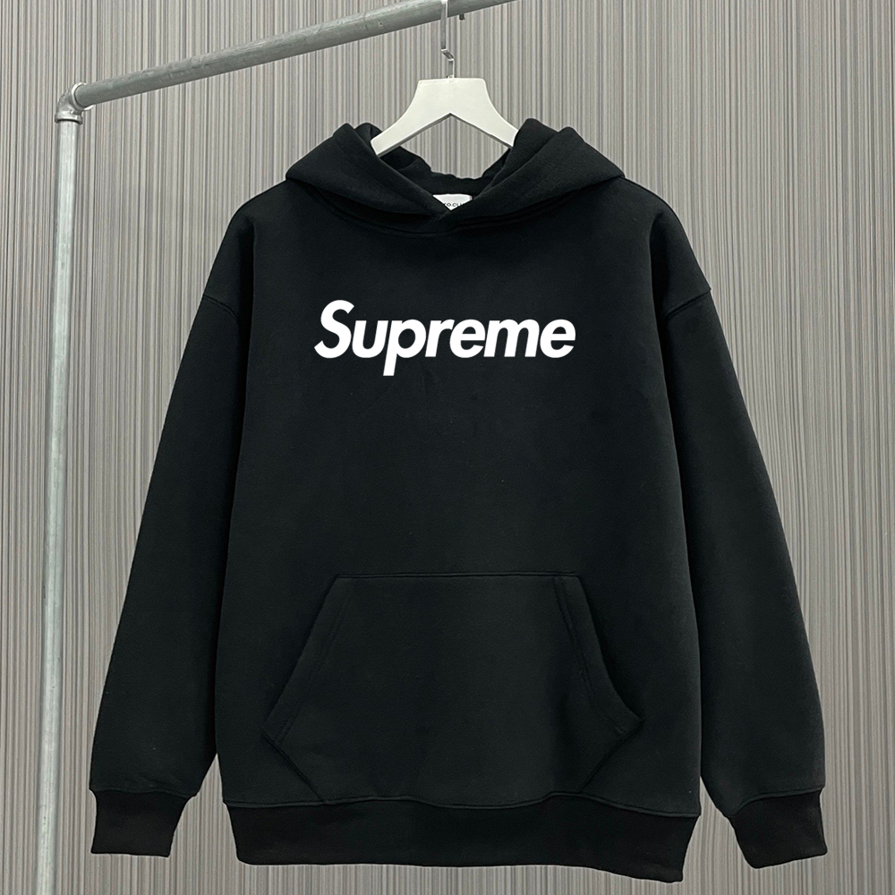 Áo hoodie nỉ logo thể thao - hoodie nỉ trần bông logo thể thao