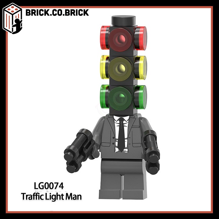 Sikibidi Toilet Mô hình Lắp ráp Vệ Sinh Người  Giám Sát Dòng Đồ chơi Người Micro Người Tín Hiệu Người Lắp  ráp LG1011