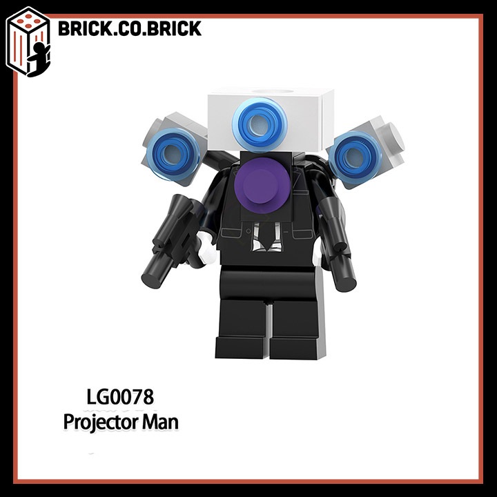 Sikibidi Toilet Mô hình Lắp ráp Vệ Sinh Người  Giám Sát Dòng Đồ chơi Người Micro Người Tín Hiệu Người Lắp  ráp LG1011