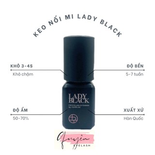 Keo nối mi Lady black - khô 3-4s-keo tạo fan - Dụng cụ nối mi-QUYÊN QUYÊN
