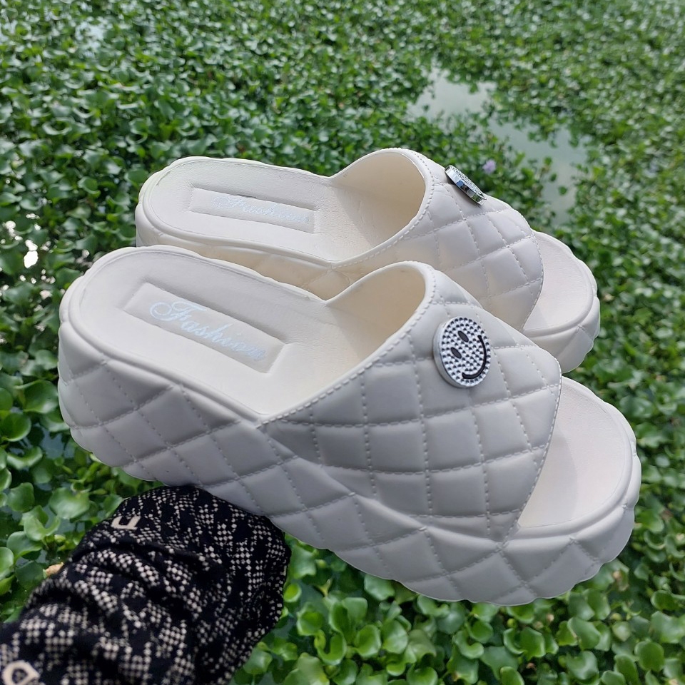 Lainiki Dép Bánh Mì Đế cao 7Cm Êm Chân Thời Trang Mùa Hè 2023 Mới Nhất 2855 B6+B1