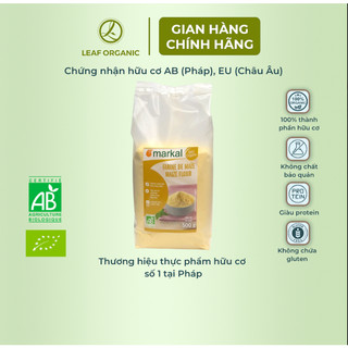 Bột bắp hữu cơ hạt mịn Markal 500g