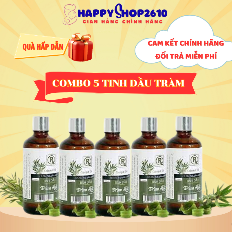 Tinh Dầu Tràm Huế - Combo 5 lọ 100ml
