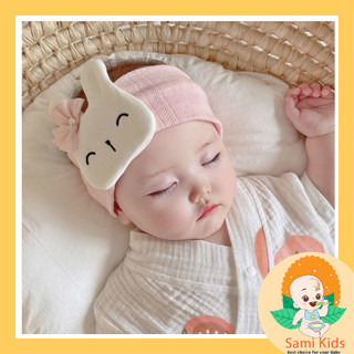 Tổng hợp các mẫu mũ turban băng đô cotton cho bé gái sơ sinh, turban vải hình nơ, hoa cài tóc SAMI KIDS