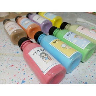 KEO SỮA LÀM SLIME ĐỦ MÀU