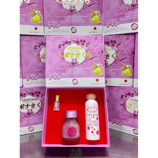 (Chính Hãng ):VIÊN TINH DẦU THƠM HEBONA (Hộp 60 Viên +1Chai Tinh Dầu)