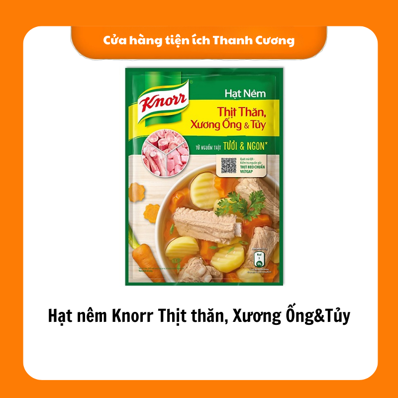 Hạt nêm Knorr Thịt Thăn, Xương Ống & Tủy 170g/400g/900g