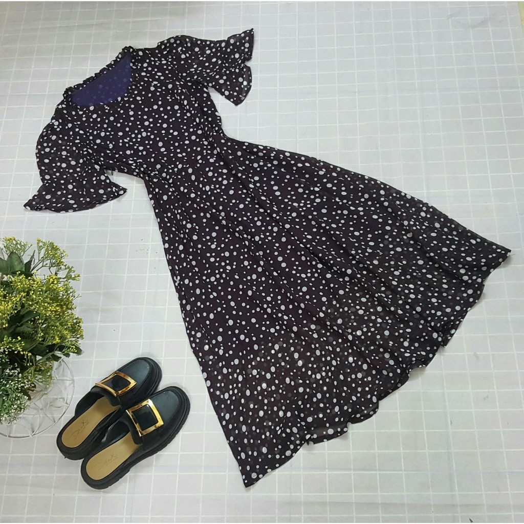 ĐẦM VOAN HỌA TIẾT XINH