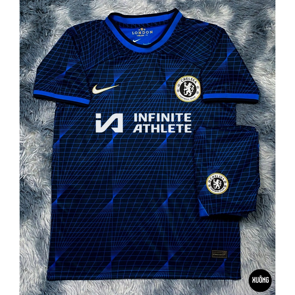 Bộ Áo bóng đá chelsea Xanh mùa mới 2023 - 2024 hàng Thailand chuẩn thi đấu 100%. Cam kết Y Hình.