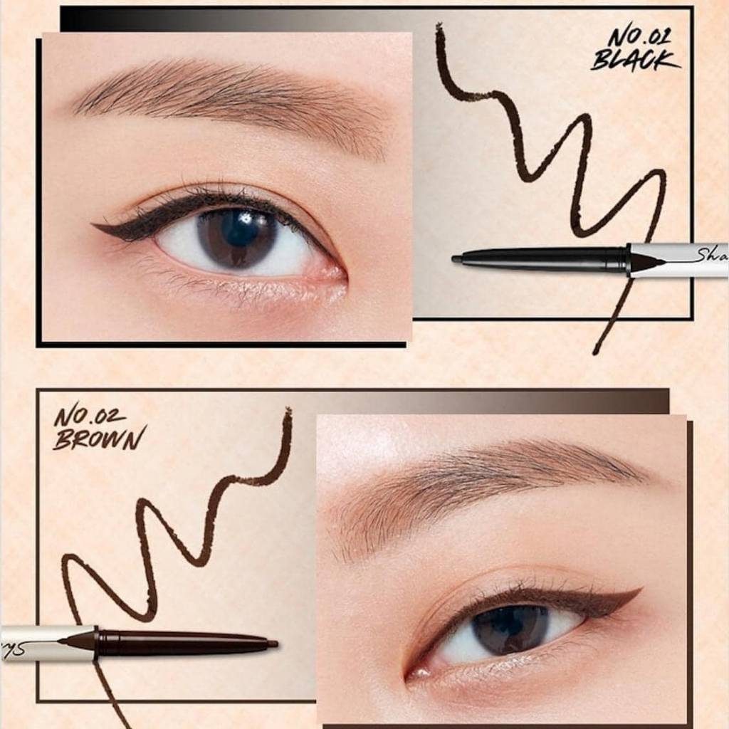 Chì kẻ mắt Clio Sharp So Simple Waterproof Pencil Liner dạng sáp 0.65ml - Mibebe