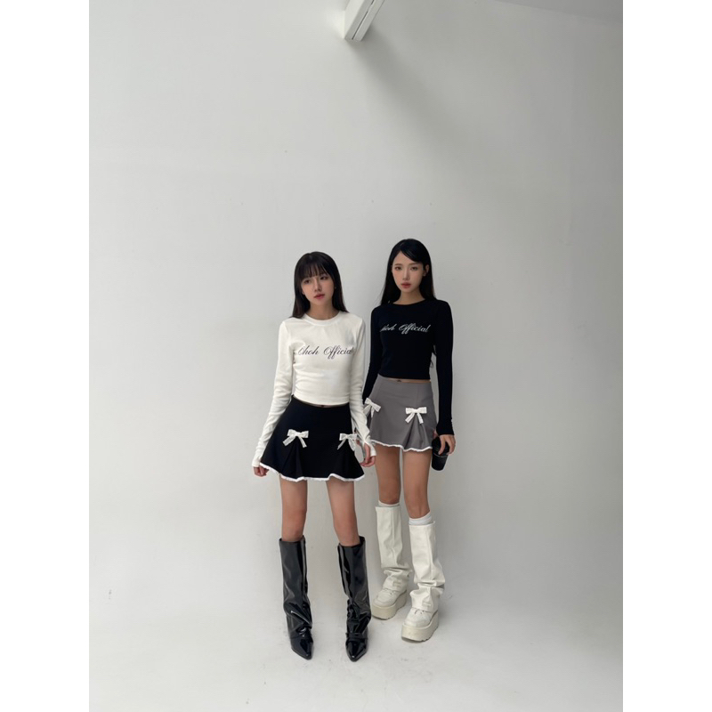 Áo tay dài in chữ OHOH