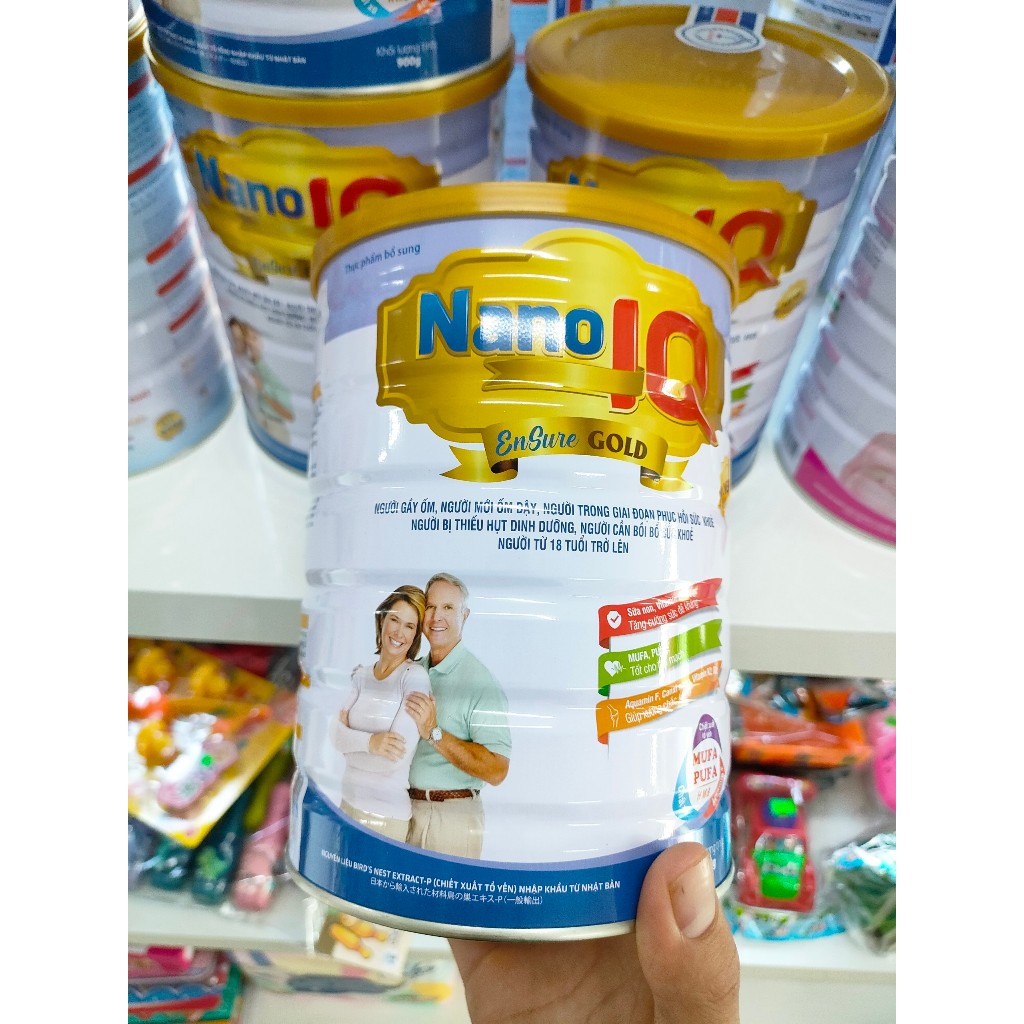 Sữa Nano IQ Sure Gold - 900g Dinh dưỡng đầy đủ và Cân đối (dành cho người trên 18 tuổi)