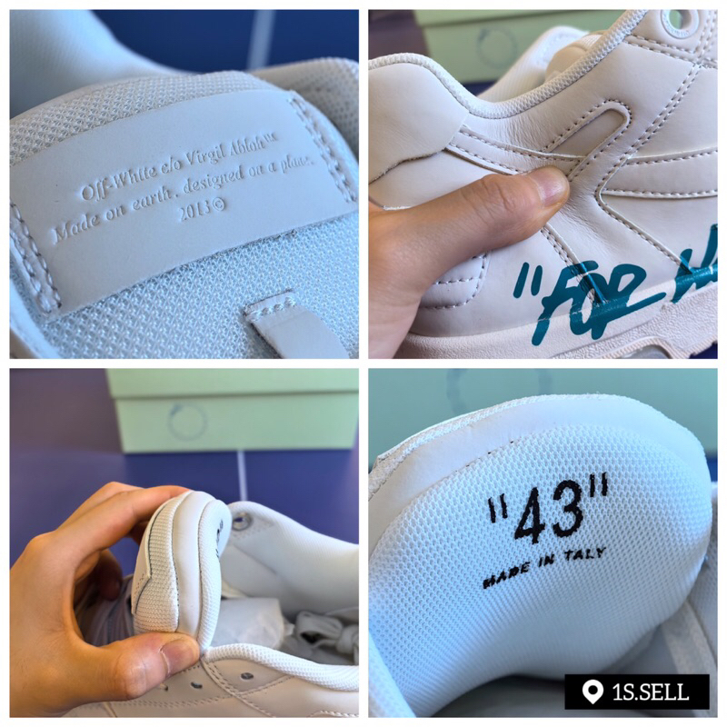 Giày sneaker out Offcie OW "logo white"