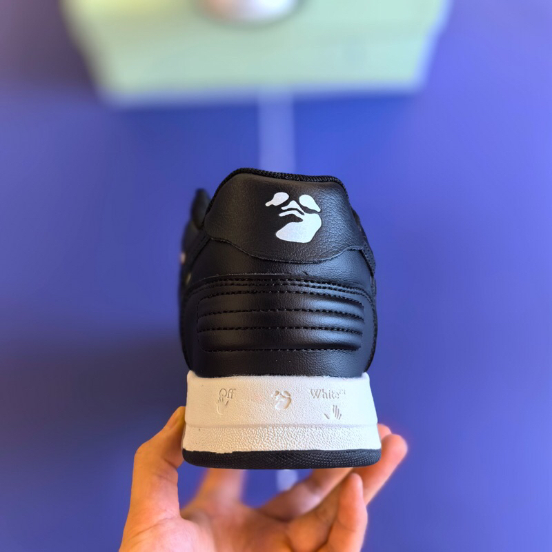 Giày sneaker out Offcie OW "black white/unc blue