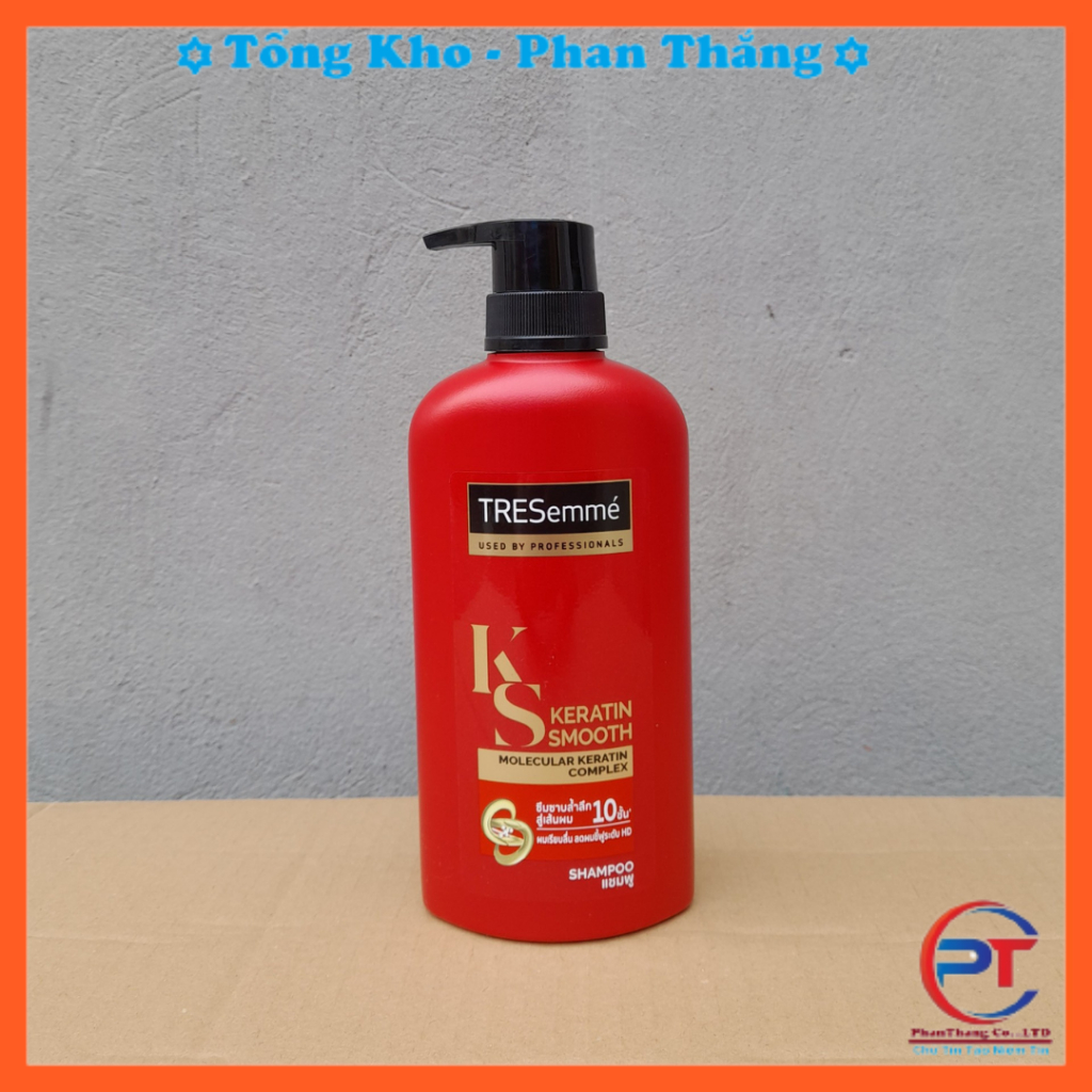 Dầu Gội, Dầu Xả TRESemme 400ml Thái Lan Chính Hãng, Chuẩn Salon Chuyên Nghiệp, Keratin Vào Nếp Suôn Mượt