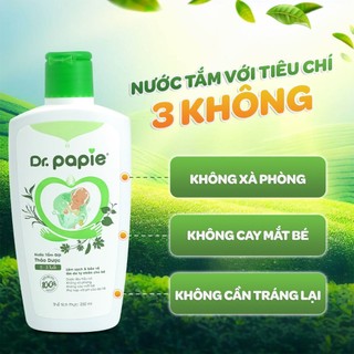 Nước tắm thảo dược Dr.Papie - chai 230ml