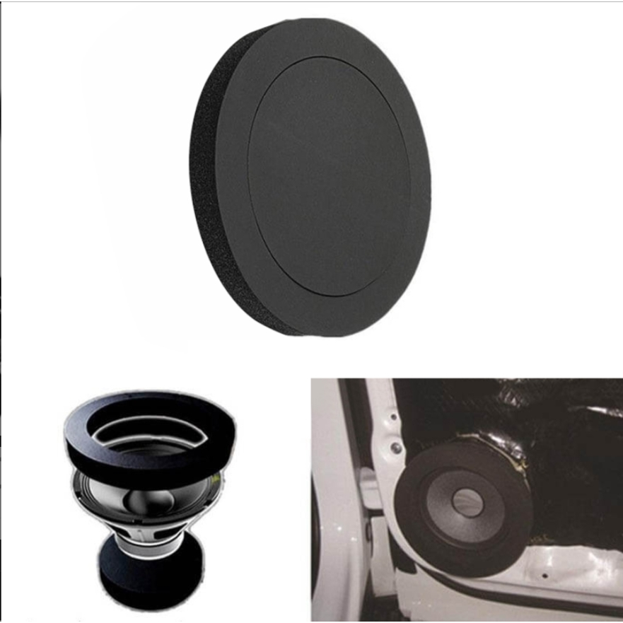 Đệm xốp vành loa 6.5 inch, định hướng âm thanh xe hơi, mút hướng âm loa ô tô, phụ kiện đô loa ô tô, đệm vành loa cá