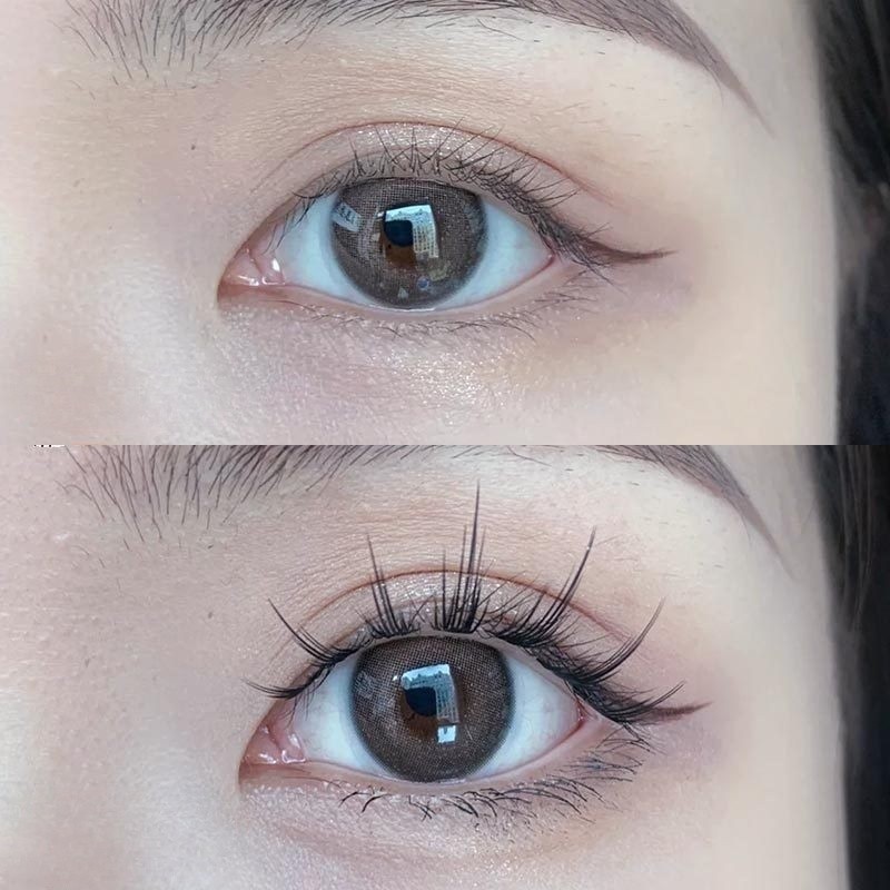 Lông Mi Giả Tách Sợi Nhẹ Nhàng Tự Nhiên Cao Cấp RiYan Kèm Keo Nhíp