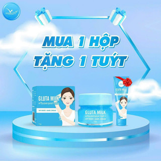 Kem giảm thâm nách Gluta Milk hàng chuẩn 15g - Tặng kèm 1 tuýp 10g